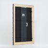 Effect miroir mural profilé bois 94 noir 42x59,4 cm miroir