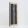 Effect miroir mural profilé bois 94 noir 42x59,4 cm miroir