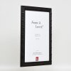 Effect miroir mural profilé bois 94 noir 42x59,4 cm miroir