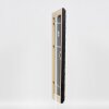 Effect miroir mural profilé bois 94 noir 42x59,4 cm miroir