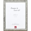 Effect miroir mural profilé bois 94 argent 59,4x84,1 cm miroir