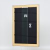 Effect miroir mural profilé bois 94 argent 59,4x84,1 cm miroir