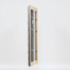 Effect miroir mural profilé bois 94 argent 59,4x84,1 cm miroir