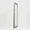 Effect miroir mural profilé bois 94 argent 59,4x84,1 cm miroir