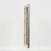 Effect miroir mural profilé bois 94 argent 59,4x84,1 cm miroir