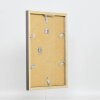 Effect miroir mural profilé bois Top Cube miroir platine 40x50 cm