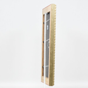 Effect Profil 56 cadre photo en bois 23x70 cm antique argent avec verre muséal acrylique