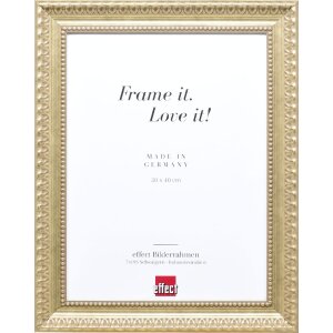 Cadre photo bois baroque 50x65 cm antiksilver avec verre...