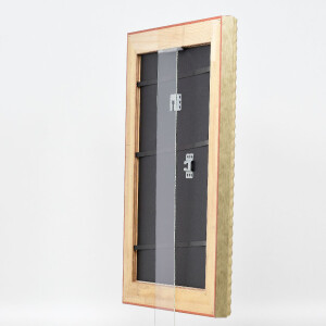 Cadre photo Effect Profil 56 50x75 cm bois antiksilber verre muséal acrylique