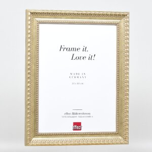 Cadre photo en bois baroque 62x93 cm, antique argent avec verre muséal acrylique