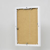 Cadre aluminium Effect Quadro 18x32 cm blanc avec verre musée