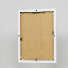 Cadre aluminium Effect Quadro 18x32 cm blanc avec verre musée