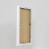 Cadre aluminium Effect Quadro 18x32 cm blanc avec verre musée