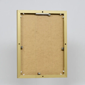 Effect Quadro cadre aluminium 18x32 cm or avec verre musée