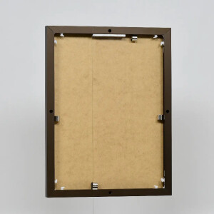 Effect cadre photo aluminium Quadro 20x28 cm bronze verre musée