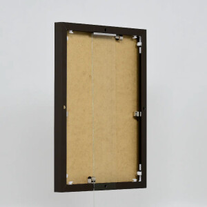 Effect cadre photo aluminium Quadro 20x28 cm bronze verre musée