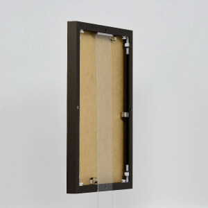 Effect cadre photo aluminium Quadro 20x28 cm bronze verre musée