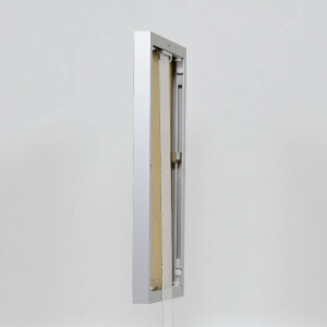 Cadre photo aluminium Effect Quadro 42x59,4 cm argent verre musée