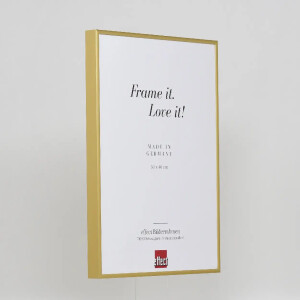 Cadre photo aluminium Quadro 50x65 cm doré, verre musée