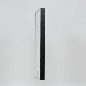 Cadre photo aluminium quadro 60x60 cm antiksilver vitre musée