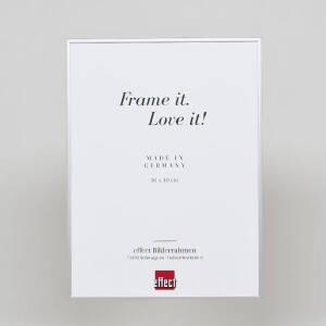 Cadre photo aluminium Quadro 62x93 cm argenté verre musée