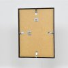Cadre photo aluminium verre musée noir 45 x 60 cm