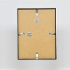 Cadre photo aluminium verre musée noir 45 x 60 cm