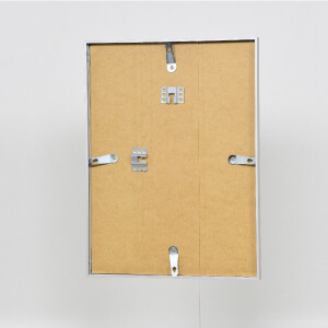 Cadre photo aluminium effet musée S1 50x100 cm argent