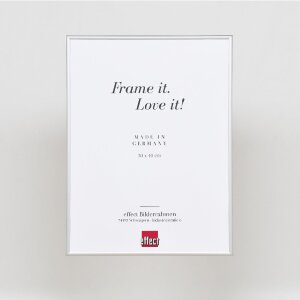 Cadre photo aluminium effet musée S1 50x100 cm argent