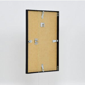 Cadre photo Effect aluminium museum-glass noir 50x100 cm