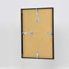 Cadre photo Effect aluminium museum-glass noir 50x100 cm