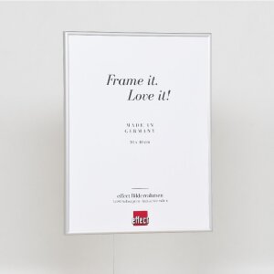 Cadre photo Aluminium Série 1 Verre Musée Argent 50x50 cm