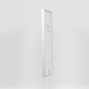 Cadre photo Aluminium Série 1 Verre Musée Argent 50x50 cm