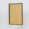 Cadre photo aluminium série 1 avec verre de musée noir 50x70