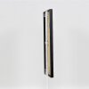 Cadre photo aluminium série 1 avec verre de musée noir 50x70