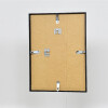 Cadre photo aluminium verre musée noir 50 x 75 cm