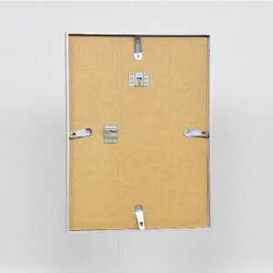 Cadre photo aluminium Série 1, verre musée argent 62x93 cm