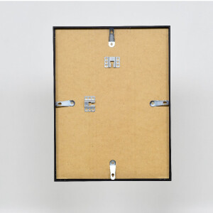 Cadre Photo Aluminium Série 1 Verre Musée Noir 70x70 cm