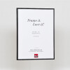 Cadre photo Effect aluminium museum-glass noir 14,8 x 21 cm