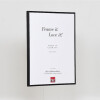 Cadre photo Effect aluminium museum-glass noir 14,8 x 21 cm