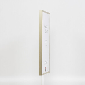 Cadre photo aluminium Série 2, verre musée, champagne 13x18 cm