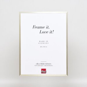 Cadre photo aluminium Série 2 verre musée champagne 15x20 cm