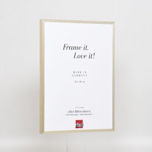 Cadre photo aluminium Série 2 verre musée champagne 15x20 cm