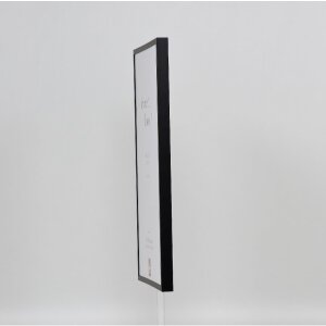 Cadre photo aluminium série 2, verre musée noir 20x20 cm