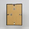 Cadre photo aluminium série 2, verre musée noir 20x20 cm