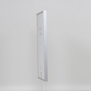 Cadre photo aluminium argent série 2 20x25 cm verre musée