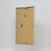 Cadre photo aluminium argent série 2 20x25 cm verre musée