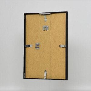 Cadre photo aluminium S2 noir 20x30 cm, verre museum