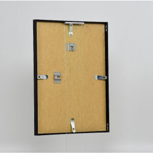 Cadre photo aluminium S2 noir 20x30 cm, verre museum