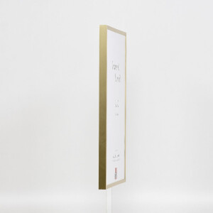 Cadre photo aluminium doré 23x70 cm - Verre musée